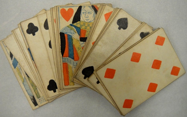 1922.1277 Set of playing cards, wood-block printed, Hunt & Sons, c.1825