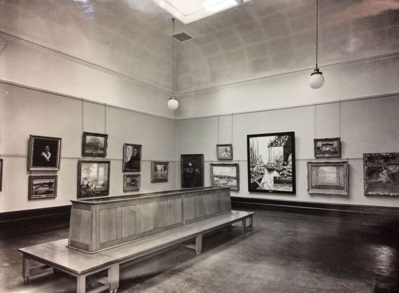 Photograph showing West Pavilion of Platt Hall after conversion, c.1927