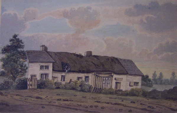 1909.966 Moss Lane at Rusholme, watercolour, 19th century
