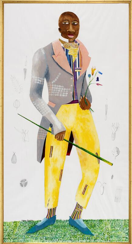 2016.39, Lubaina Himid, The Dandy, from the series Tailor, Striker, Singer, Dandy, inspired by the collections at Platt Hall, 2011