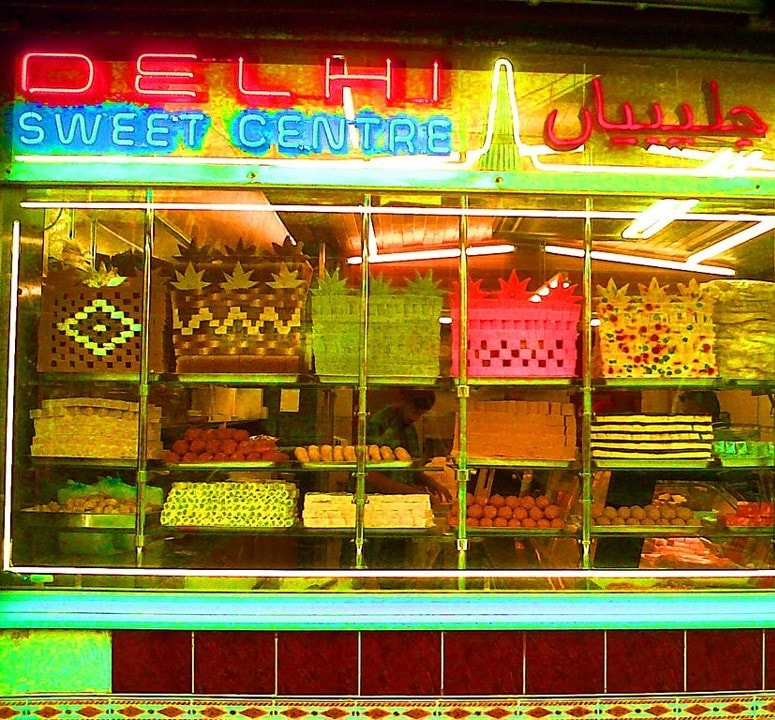 Front of the Delhi Sweet Centre in Rusholme.Picture