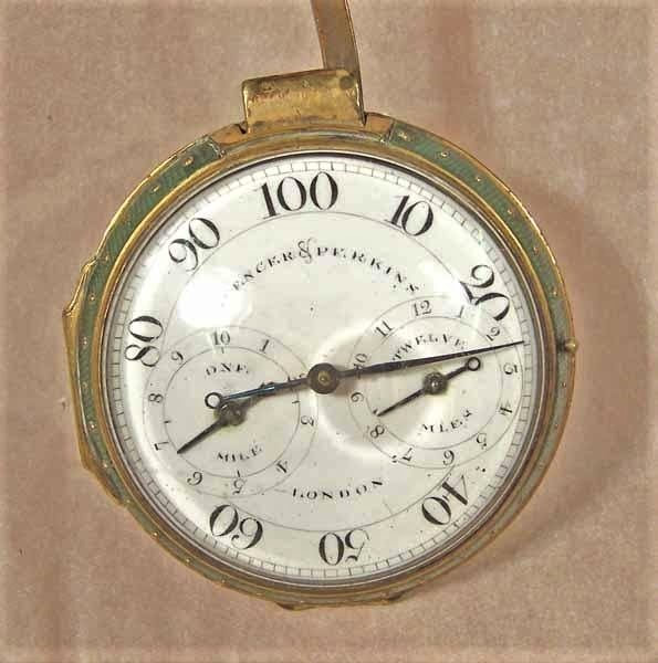 1922.1223 Pedometer, for measuring walking distance, made by Spencer and Perkins, London, 1775-1800